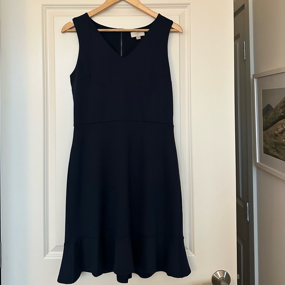 LOFT Navy Dress - Size 6P